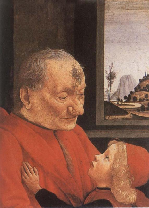 Domenico Ghirlandaio An Old man with his grandson Germany oil painting art